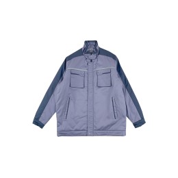 Designed silver gray winter work clothes, custom-made cotton clothes for men, anti-static and velvet thickened work clothes, detachable cotton clothes, blue-collar workers, factory, men's cold-proof warm clothes, polyester 80%, cotton 20% SKWK175 Designed silver gray winter work clothes, custom-made cotton clothes for men, anti-static and velvet thickened work clothes, detachable cotton clothes, blue-collar workers, factory, men's cold-proof warm clothes, polyester 80%, cotton 20% SKWK175